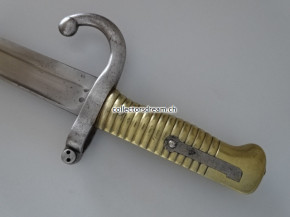 Säbelbajonett Jatagan zu Chassepot Gewehr Model 1866 Frankreich