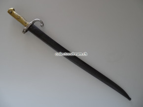 Säbelbajonett Jatagan zu Chassepot Gewehr Model 1866 Frankreich