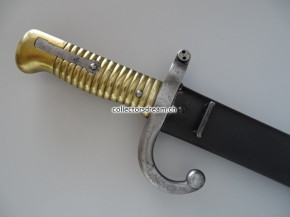 Säbelbajonett Jatagan zu Chassepot Gewehr Model 1866 Frankreich