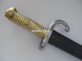 Säbelbajonett Jatagan zu Chassepot Gewehr Model 1866 Frankreich