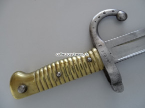 Säbelbajonett Jatagan zu Chassepot Gewehr Model 1866 Frankreich
