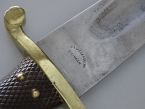 Faschinenmesser in der Art eidg. Ordonnanz 1878 ohne Säge Versuch/Polizei