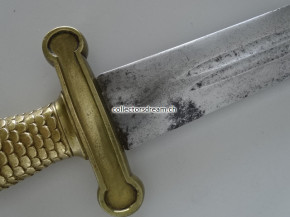 Faschinenmesser schweizerisch kantonale Ord. wohl Solothurn um 1830/40 für Artillerie & Genie-Truppen