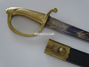 Säbel Artillerie kantonale Ordonnanz 1835 Waadt / Vaud für Unteroffiziere