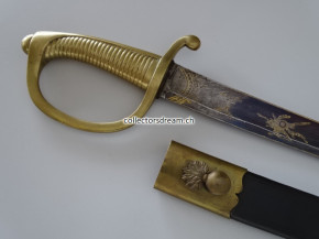 Säbel Artillerie kantonale Ordonnanz 1835 Waadt / Vaud für Unteroffiziere