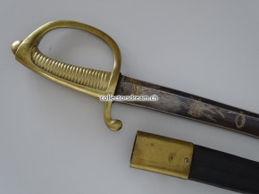 Säbel Artillerie kantonale Ordonnanz 1835 Waadt / Vaud für Unteroffiziere