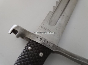 Faschinenmesser / Sägebajonett Ord. 1878/81 zu Vetterli Gewehr und Stutzer 1878 & 1881