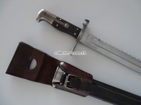 Faschinenmesser / Sägebajonett Ord. 1878/81 zu Vetterli Gewehr und Stutzer 1878 & 1881