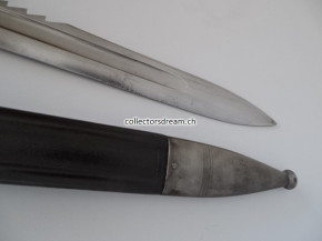 Faschinenmesser / Sägebajonett Ord. 1878/81 zu Vetterli Gewehr und Stutzer 1878 & 1881
