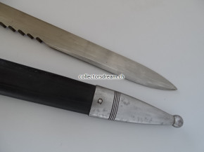 Sägebajonett / Faschinenmesser Ord. 1906 mit schmalem Griffknauf