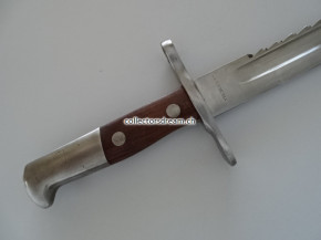 Sägebajonett / Faschinenmesser Ord. 1906 mit schmalem Griffknauf