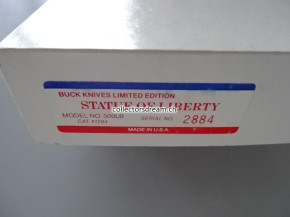Buck Limited Edition Knife "State of Liberty 1886-1986"