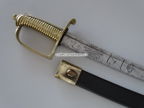 Grenadier Infanterie Säbel kant. Ordonnanz um 1818 Zürich Klinge dat. 1767