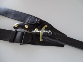 Weidmesser für Scharfschützen eidg. Ordonnanz 1842/52 Zürich mit Leder Schultergehänge