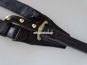 Weidmesser für Scharfschützen eidg. Ordonnanz 1842/52 Zürich mit Leder Schultergehänge