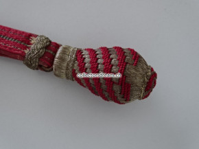 Schlagband / Portepee eidgenössisch um 1877/85 für Offiziere Vesuchsmodell
