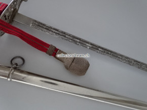 Offiziers-Galadegen Model 1899 mit Klingendekor
