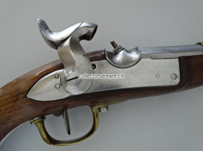 Kavallerie Perkussions-Reiterpistole, Schweiz, eidg. Ordonnanz 1842 für berittene Mannschaft Ct. Vaud - Kt. Waadt