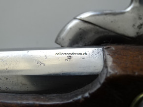 Kavallerie Perkussions-Reiterpistole, Schweiz, eidg. Ordonnanz 1842 für berittene Mannschaft Ct. Vaud - Kt. Waadt