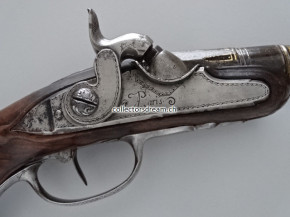 Perkussions Taschenpistole - Reisepistole um 1780/1830 Frankreich/Paris