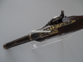 Perkussions Taschenpistole - Reisepistole um 1780/1830 Frankreich/Paris