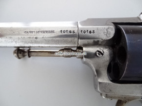 Antiker Stiftzünder Revolver System Lefaucheux um 1860/65