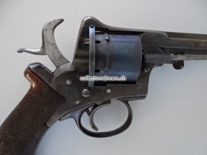 Antiker Stiftzünder Revolver System Lefaucheux um 1860/65 im Stile eines Tranter/Adams Revolver