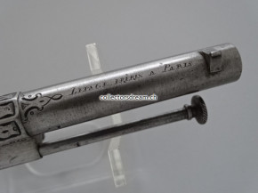 Antiker Stiftzünder Revolver System Lefaucheux um 1860/65 "Lepage Frères a Paris"