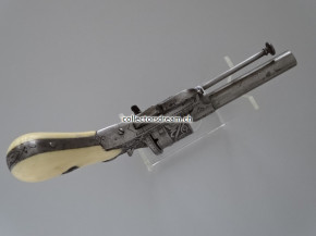 Antiker Stiftzünder Revolver System Lefaucheux um 1860/65 "Lepage Frères a Paris"