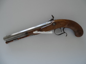 Offiziers Perkussions Pistole um 1800/1840 England "W. Hole Bristol"