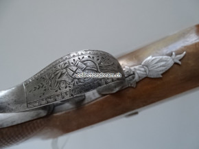 Offiziers Perkussions Pistole um 1800/1840 England "W. Hole Bristol"