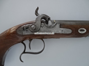 Offiziers Perkussions Pistole um 1800/1840 England "W. Hole Bristol"