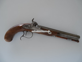 Offiziers Perkussions Pistole um 1800/1840 England "W. Hole Bristol"