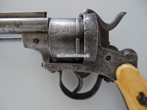 Antiker Stiftzünder Revolver System Lefaucheux um 1860/65