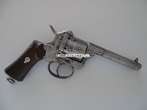 Antiker Stiftzünder Revolver System Lefaucheux um 1860