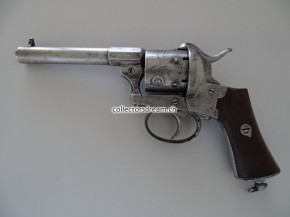 Antiker Stiftzünder Revolver System Lefaucheux um 1860