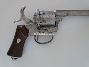 Antiker Stiftzünder Revolver System Lefaucheux um 1860