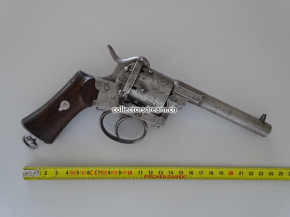 Antiker Stiftzünder Revolver System Lefaucheux um 1860