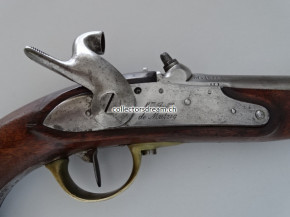 Kavallerie Perkussions Reiterpistole Frankreich Model "1822 T bis"