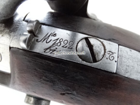 Kavallerie Perkussions Reiterpistole Frankreich Model "1822 T bis"