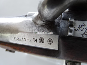 Kavallerie Perkussions Reiterpistole Frankreich Model "1822 T bis"