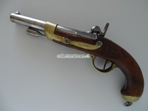 Kavallerie Perkussions Reiterpistole Frankreich Model "1822 T bis"
