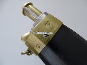 Pulverflasche kant. Ordonnanz 1829 Schwyz für Scharfschützen