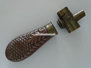 Antike Pulverflasche ca. um 1850/60
