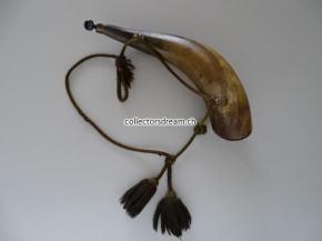 Pulverhorn um 1800/20 schweizerisch