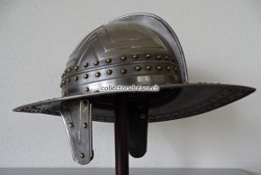 Pikeman Helmet Eisenhelm verwendet 15. - 17. Jahrhundert - Replikat
