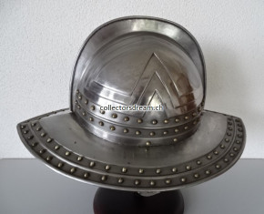 Pikeman Helmet Eisenhelm verwendet 15. - 17. Jahrhundert - Replikat