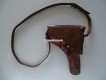 Leder Etui zu Ordonnanz Pistole SIG A49 (P-210) gefertigt 1973