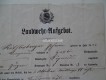 Original Dokument "Landwehr Aufgebot" von 1869, Bern