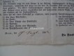 Original Dokument "Landwehr Aufgebot" von 1869, Bern